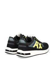 ARMANI EXCHANGE DUSSELDORF Zapatillas Hombre negro+gris+amarillo - Zapatos Hombre - 3