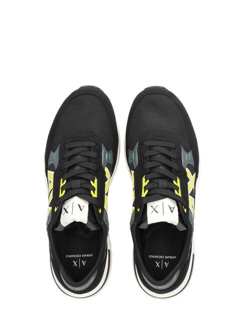 DUSSELDORF Zapatillas Hombre negro+gris+amarillo - Zapatos Hombre