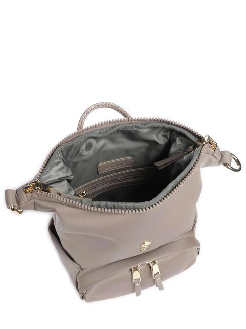 PURIST  Mochila / Bandolera gris/caqui - Bolsos Mujer