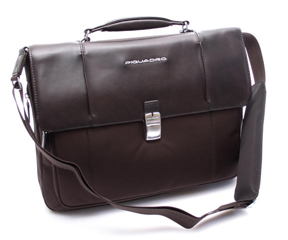 Maletin LINK 2, para port&aacute;til de 13&rdquo;, expandible pelo oscuro - Maletines de Trabajo