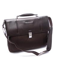 PIQUADRO Maletin LINK 2, para port&aacute;til de 13&rdquo;, expandible pelo oscuro - Maletines de Trabajo - 2