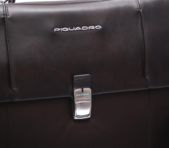 Maletin LINK 2, para port&aacute;til de 13&rdquo;, expandible pelo oscuro - Maletines de Trabajo