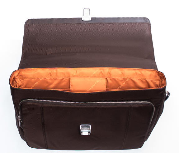 Maletin LINK 2, para port&aacute;til de 13&rdquo;, expandible pelo oscuro - Maletines de Trabajo