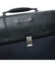 PIQUADRO Maletin LINK 2, para port&aacute;til de 13&rdquo;, expandible azul - Maletines de Trabajo - 5