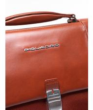 PIQUADRO Maletin LINK 2, para port&aacute;til de 13&rdquo;, expandible naranja - Maletines de Trabajo - 5