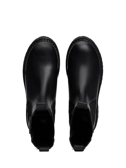 TOMMY JEANS Urban Chelsea Botines de piel NEGRO - Zapatos Mujer