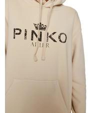 PINKO BASSANI Sudadera beige brumoso - Sudaderas de mujer - 3