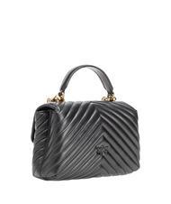 PINKO LOVE LADY PUFF Mini bolso de mano, con bandolera negro-oro antiguo - Bolsos Mujer - 3