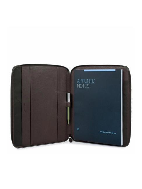 CAMPIONARIO - BLACK SQUARE Portapapeles A4 de piel MORO - Fundas para tablet & Organizer