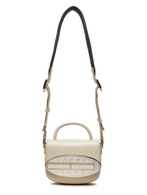 TOMMY JEANS Origin Mini bolso de mano, con bandolera papel prensa - Bolsos Mujer