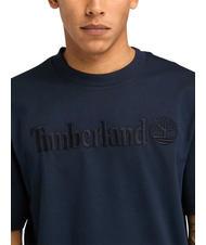 TIMBERLAND EMBROIDERY TONAL Camiseta de algodón zafiro oscuro - camiseta - 3