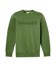 TIMBERLAND EMBROIDERY TONAL Sudadera con cuello redondo negro/verde bosque - Sudaderas - 4