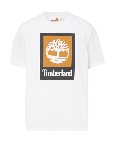 STACK LOGO Camiseta de algod&oacute;n blanco - camiseta