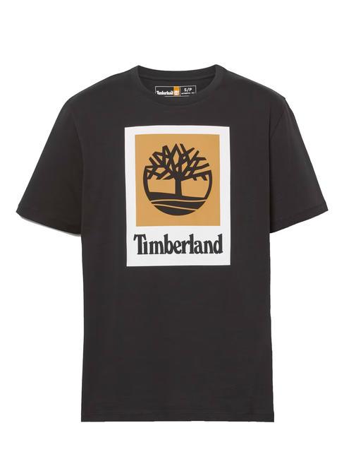 STACK LOGO Camiseta de algod&oacute;n NEGRO - camiseta