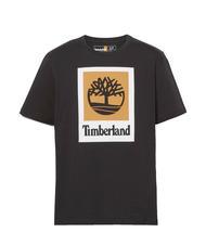 TIMBERLAND STACK LOGO Camiseta de algod&oacute;n NEGRO - camiseta - 4