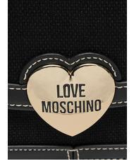LOVE MOSCHINO LOVE SELLE  Bolsa de hombro negro - Bolsos Mujer - 4