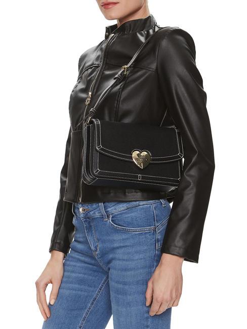 LOVE SELLE  Bolsa de hombro negro - Bolsos Mujer