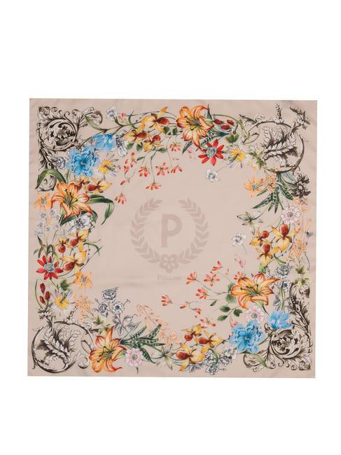 FLOWERS TWILL Bufanda beige - Bufandas