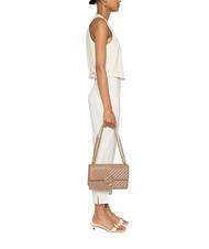 PINKO CLASSIC LOVE ONE Bolso de napa galleta de jengibre-oro antiguo - Bolsos Mujer - 4