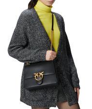 PINKO LOVE ONE  Bolso de mano, con bandolera negro-oro antiguo - Bolsos Mujer - 5