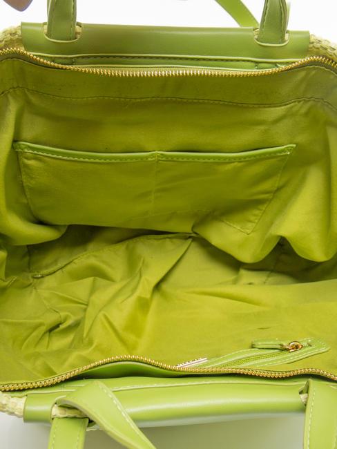 SOLE Bolsa de la compra verde - Bolsos Mujer