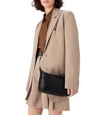 FURLA NUVOLA Bolso bandolera mini de piel negro - Bolsos Mujer - 5