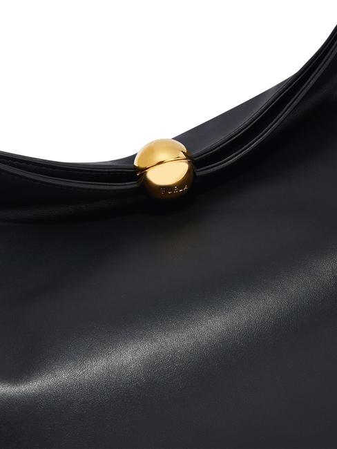 SFERA SOFT Bolso bandolera de piel negro - Bolsos Mujer