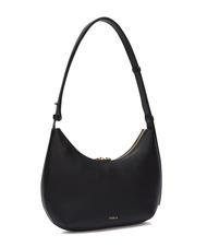 FURLA GOCCIA Bolso bandolera de piel martillada negro - Bolsos Mujer - 2