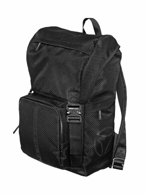 ECO CARBON URBAN Mochila de poli&eacute;ster reciclado negrologonegro - Mochilas Escuela & Tiempo Libre