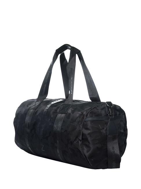 EASY Bolso de lona con bandolera negro/camuflaje - Bolsas de viaje