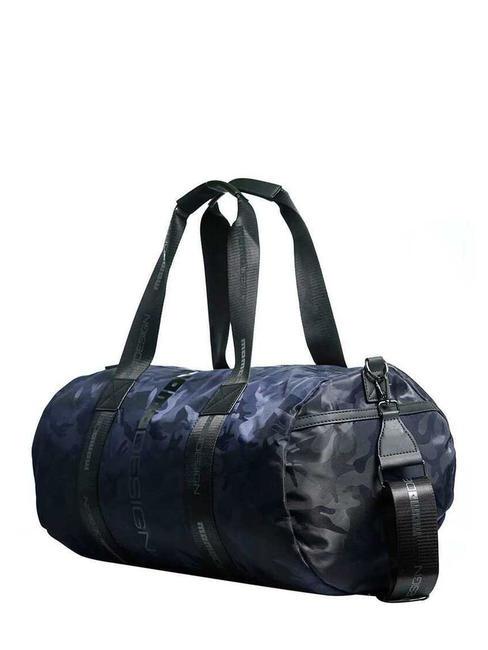 EASY Bolso de lona con bandolera azul/camuflaje - Bolsas de viaje