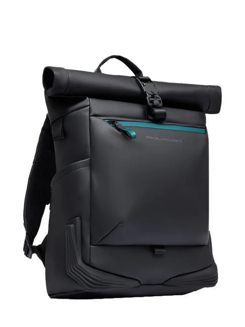 CORNER SPECIALE GOMMATO Mochila enrollable para port&aacute;til de 15,6" negro - Mochilas para port&aacute;til