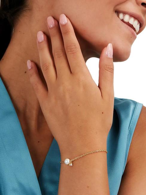 PERLE CONTEMPORARY Pulsera con perla oro - Pulseras