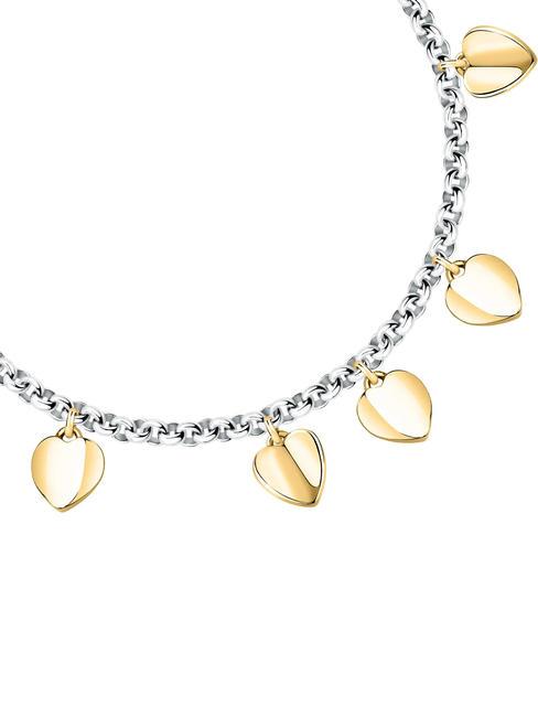 PAILETTES Pulsera con dijes de corazón SILVER - Pulseras