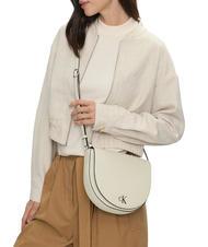 CALVIN KLEIN CK JEANS MINIMAL MONOGRAM Mini bolso de hombro abedul - Bolsos Mujer - 4