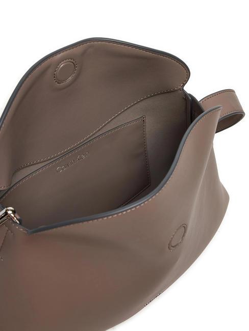 SOFT SCULPT Bolsa de hombro ceniza - Bolsos Mujer