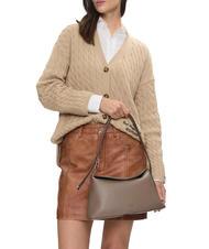 CALVIN KLEIN SOFT SCULPT Bolsa de hombro ceniza - Bolsos Mujer - 4