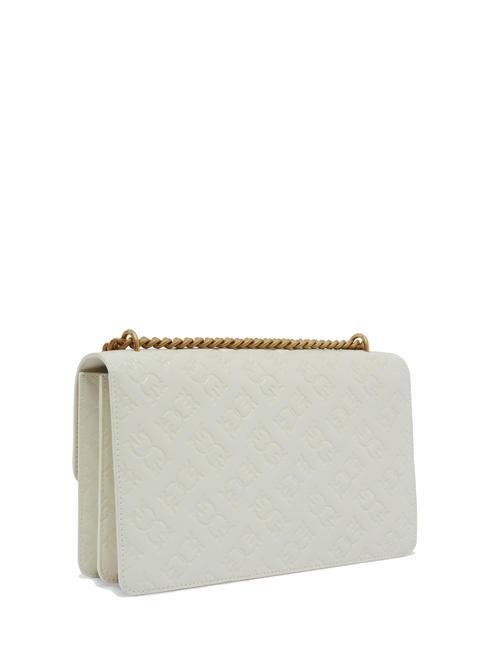 LOVE ONE CLASSIC Bolso de hombro/bandolera blanco seda-oro antiguo - Bolsos Mujer