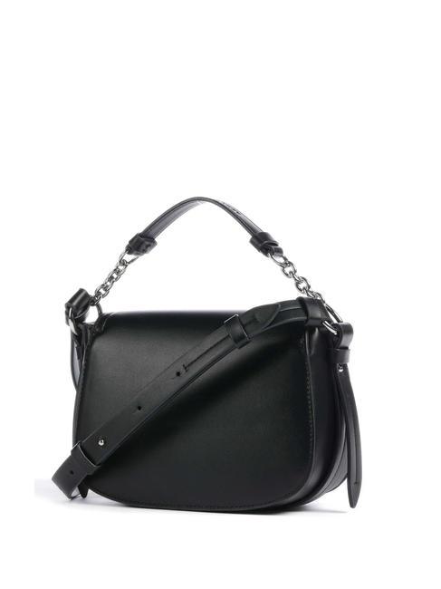 A|X BUCKLE Bolso mini redondo con bandolera negro - Bolsos Mujer