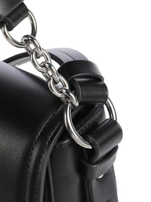 A|X BUCKLE Bolso mini redondo con bandolera negro - Bolsos Mujer