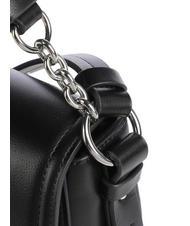 ARMANI EXCHANGE A|X BUCKLE Bolso mini redondo con bandolera negro - Bolsos Mujer - 3