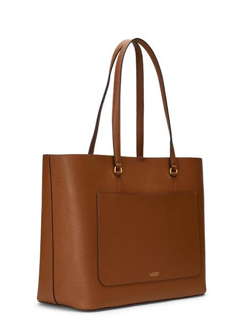 KARLY  Bolso tote grande de piel lauren tan2 - Bolsos Mujer