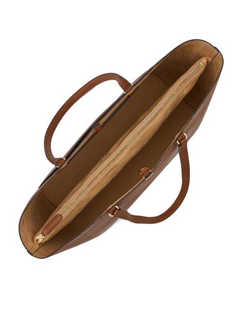 KARLY  Bolso tote grande de piel lauren tan2 - Bolsos Mujer