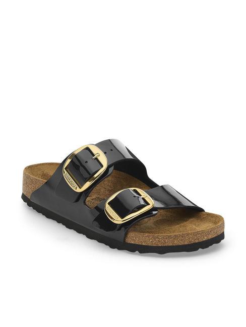 ARIZONA BIG BUCKLE Zapatilla de charol negro - Zapatos Mujer