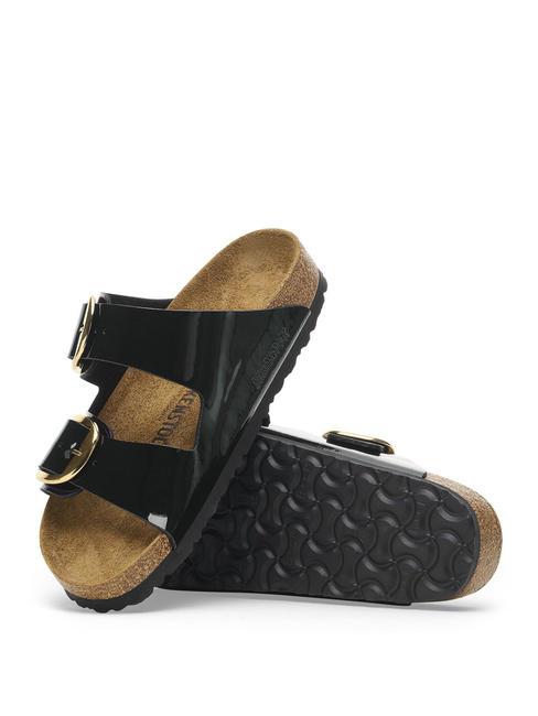 ARIZONA BIG BUCKLE Zapatilla de charol negro - Zapatos Mujer