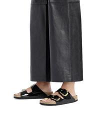 BIRKENSTOCK ARIZONA BIG BUCKLE Zapatilla de charol negro - Zapatos Mujer - 8