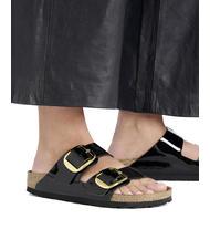 BIRKENSTOCK ARIZONA BIG BUCKLE Zapatilla de charol negro - Zapatos Mujer - 7