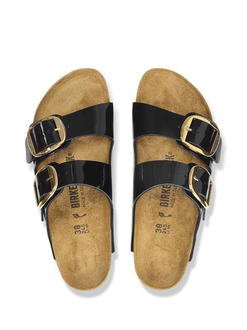 ARIZONA BIG BUCKLE Zapatilla de charol negro - Zapatos Mujer