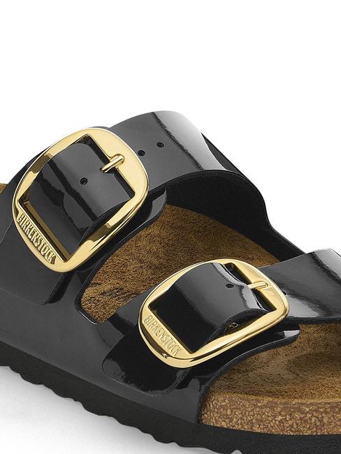 ARIZONA BIG BUCKLE Zapatilla de charol negro - Zapatos Mujer