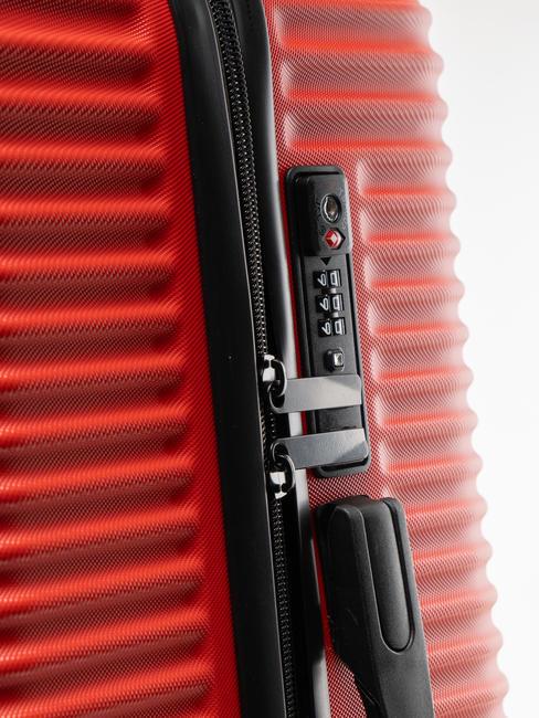 ADVENTURE Carro de tamaño mediano rojo - Trolley Rígidos